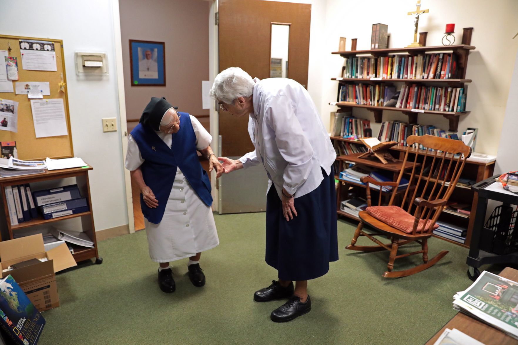 An aging building and an aging population